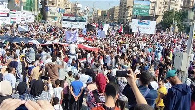 مظاهرات غاضبة بالدقهلية تضامنًا مع القضية الفلسطينية 