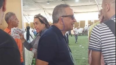 عمرو الجنايني يدلي بصوته في إنتخابات الزمالك 