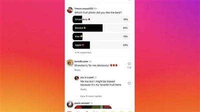 Instagram يسمح بإنشاء استطلاعات رأي في قسم التعليقات