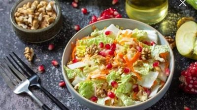 سلطة الملفوف والجزر بالجوز لمقاومة سرطان الثدي