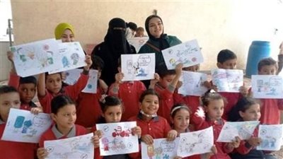 مياه شرب الشرقية تنظم أنشطة ثقافية وتوعوية لطلاب مدارس ههيا| صور