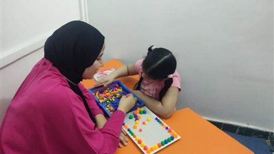 استمرار جلسات التخاطب وتنمية المهارات بمركز التنمية الشبابية بالطور 