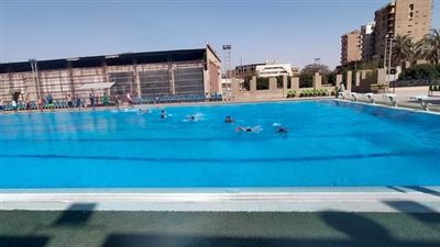 تنظيم دورة تدريبية في الإنقاذ بحمام السباحة بجوار الصالة المغطاة فى الخارجة