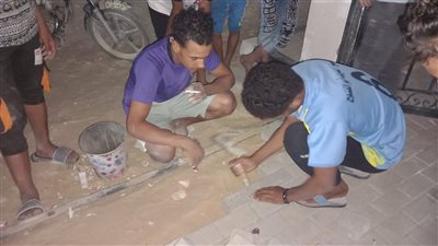 معسكر خدمة عامة في مركز شباب عثمان ابن عفان بالوادى الجديد