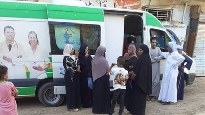 الكشف على 72 مواطنا بالقافلة الطبية بالمقربية بمركز قوص