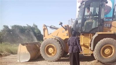 رفع 480 متر قمامة ومخلفات بمجلس قروى السلامية بنجع حمادي 