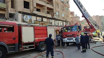 السيطرة على حريق منزل في منشأة القناطر