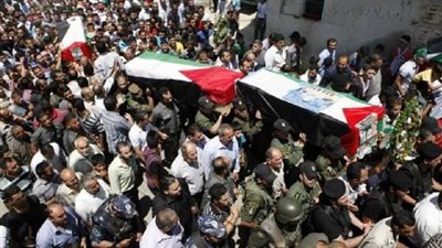 استشهاد 5 فلسطينيين برصاص الاحتلال الإسرائيلى فى الضفة الغربية