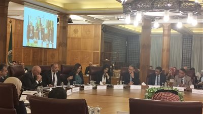 السفير خطابي يؤكد علي أهمية تكثيف الجهد العربي لاحتواء الرواية الإسرائيلية الزائفة