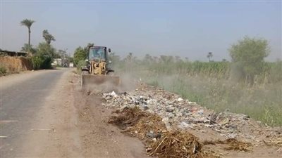 حملة مكبرة لرفع المخلفات بشوارع الغربي بهجورة بنجع حمادي 