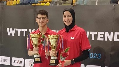 بدر مصطفى ومريم يونس يتوجون بذهبية  بطولة 