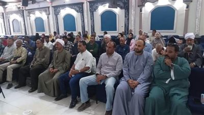 ندوة لطرح الخطة الاستثماريه للعام الحالي ومقترح العام القادم لمركز دشنا بقنا