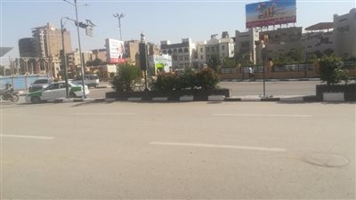 درجة الحرارة فى الفيوم  32 درجة مئوية وهدوء فى الحركة المرورية 