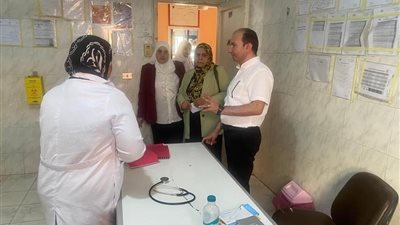 وكيل صحة القليوبية يتفقد وحدة طب الأسرة بطحوريا مركز شبين القناطر