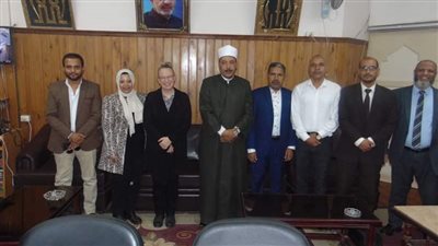 رئيس منطقة سوهاج الأزهرية يستقبل ممثلة المجلس الثقافي البريطاني