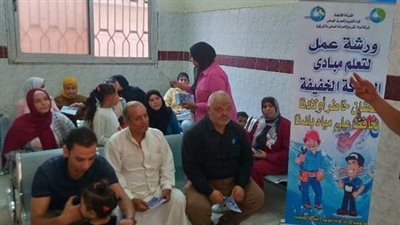 مياه الشرب بالشرقية تنظم قافلة مائية لأهالي قرية كفر جمعة| صور