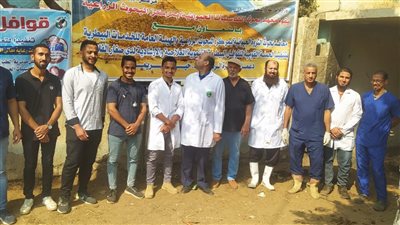 انطلاق فعاليات القافلة البيطرية المجانية لقرى حياة كريمة والأكثر احتياجًا بالمنيا