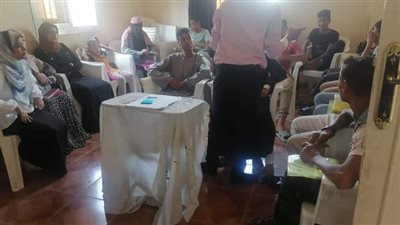  ندوة ثقافية حول دور المنظمات في الحياة السياسية بمركز شباب النجمة والحمران 