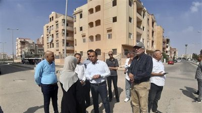 رئيس جهاز مدينة الشروق يتفقد مناطق الإسكان العائلي