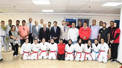 منتخب مصر للكاراتيه يحقق 6 ميداليات حتى الآن في بطولة العالم.. والوزير يهنئه