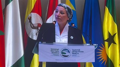 ياسمين فؤاد: مصر تدعو إلى إرساء مبادئ الإنسانية والسلام والتعاون بمؤتمر الأحواض الثلاثة