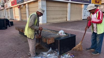 رفع 10 آلاف طن قمامة ومخلفات بمصيف رأس البر 
