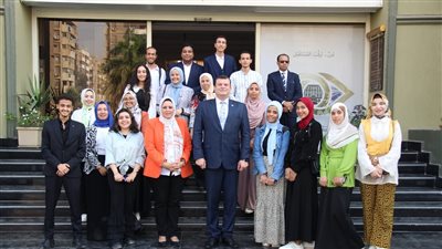 انتهاء تدريب طلاب جامعة حلوان في مسابقة أفضل ورقة سياسات