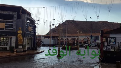 أمطار غزيرة تضرب مدينة شرم الشيخ