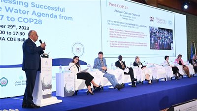 سويلم: 429 مليون إفريقي يفتقرون لمياه الشرب و800 مليون لخدمة الصرف 