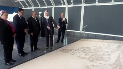 وفد رفيع المستوى من الجمهورية الموريتانية يزور المتحف اليوناني الروماني بالإسكندرية