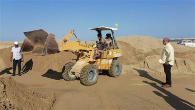 إزالة آثار الاطماء بالكيلو ٦٥ طريق حماطة جنوب مرسى علم 