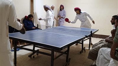 منافسات في تنس طاولة وخماسي كرة قدم بمركز شباب الطرفة