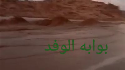 سيول بطريق سانت كاترين بجنوب سيناء .. فيديو
