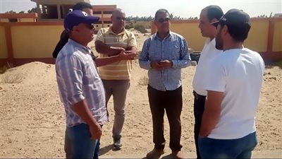 لجنة مشتركة لمعاينة خط ربط محطة صرف القنطرة شرق بالإسماعيلية ببحر البقر