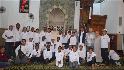 أهل مصر... ملتقى أطفال المحافظات الحدودية في زيارة إلى أقدم مساجد بورسعيد