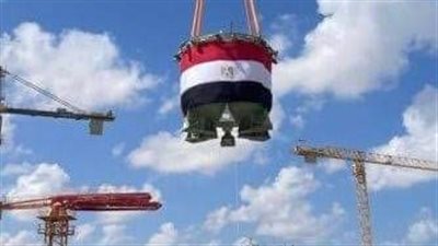 وصول مصيدة قلب المفاعل للوحدة النووية الثانية بموقع إنشاءات المحطة النووية بالضبعة