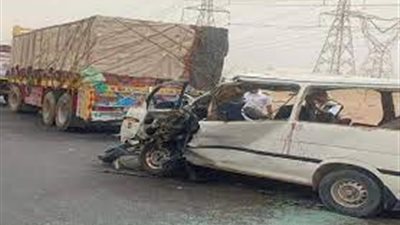 حادث تصادم يسفر عن إصابة 16 شخصا بطريق أسيوط/ سوهاج