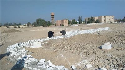 إزالة فورية ٣ حالات تعدٍ بقرية دندرة بقنا 