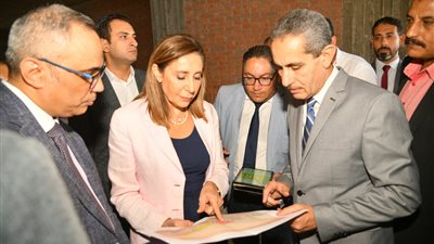 محافظ الغربية ووزيرة الثقافة يتفقدان بعضا من المواقع الثقافية 