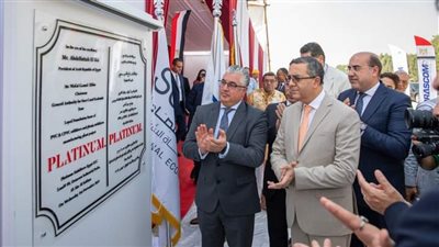 اقتصادية قناة السويس تدشن حجر أساس مشروع بلاتينوم الهندية لصناعة مثبتات PVC