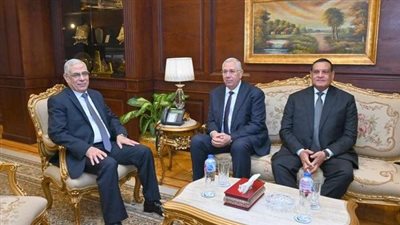 النائب العام يستقبل وزيري الزراعة والتنمية المحلية