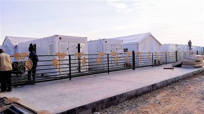 وزارة الإنتاج الحربي تشارك بمستشفى ميداني من إنتاج أحد مصانعها لدعم الأشقاء الفلسطينيين 