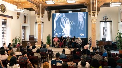 اليوم الثاني لملتقى الفنون المعاصر 