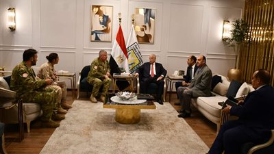 فودة يستقبل قائد القوات متعددة الجنسيات في إطار اللقاءات الودية المتبادلة