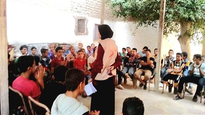 تدريب وتنمية المهارات الحياتية للنشء بمركز شباب بني وشاح بالمراغة