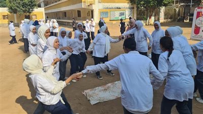 ختام معسكرات برنامج الرياضة من أجل التنمية بمدرسة الإعدادية الجديدة بمنفلوط