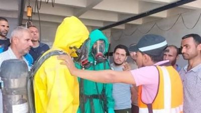 دورات تدريبية للعاملين بمياه أبو حماد على برامج السلامة والصحة المهنية