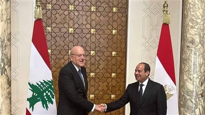 ميقاتي: لبنان يُرحّب بموقف مصر في رفض تهجير الفلسطينيين