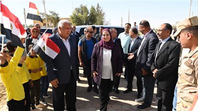القباج تتفقد مركزين للتأهيل الاجتماعي وتنمية الأسرة بالوادي الجديد