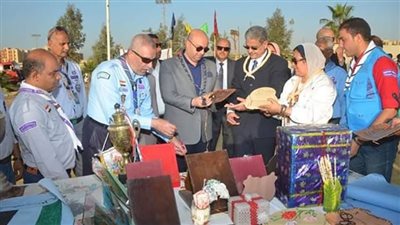 150 شاب يشاركون في فعاليات المهرجان الكشفي للجوالة والجولات بالمعسكر القومي 